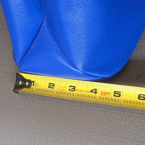 GUC Ralph Lauren Saffiano Leather Work Tote Royal Blue - Picture 4 of 10